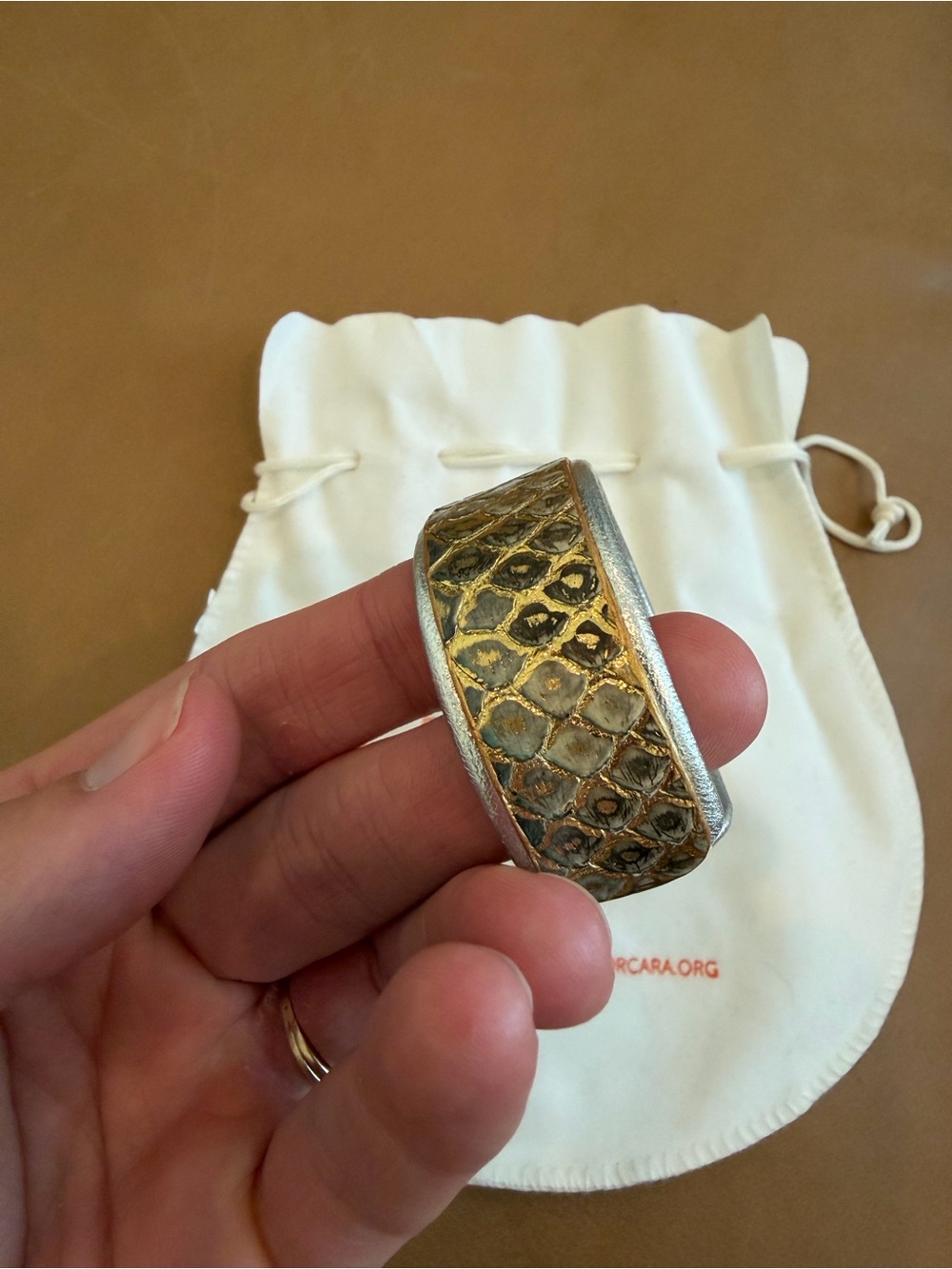 Cashmere Python Lema J cuff - Picture 4 of 5